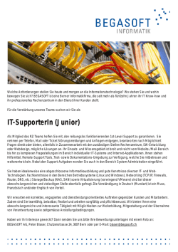 IT-SupporterIn (Junior)