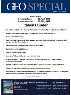 Italiens S&uuml;den
