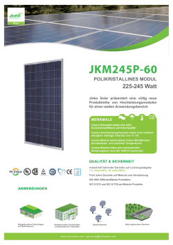 JKM245P-60 - SecondSol