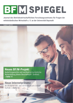 BF/M-Spiegel 01-2016 - BF/M