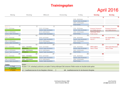 Trainingsplan_April_2016 - Fechtverein Bremen 1860