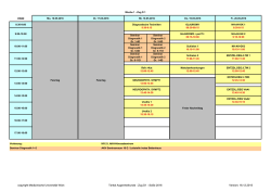 Stundenplan Zug D1 SS16
