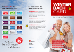 Flyer im PDF-Format - Winterbach-CARD