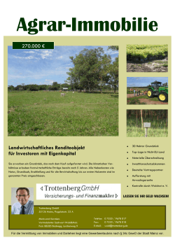 Kurz-Exposé "Agrarimmobilie kaufen" (pdf-Datei)