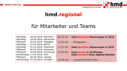 Infos und Anmeldung