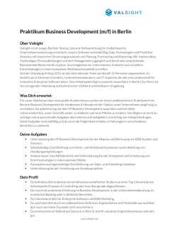 2016-04-08-Praktikum Business Development-Valsight GmbH-DE-FU