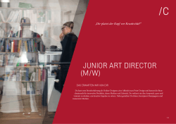 junior art director (m/w)