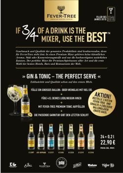 22,90 € » gin & tonic – the perfect serve