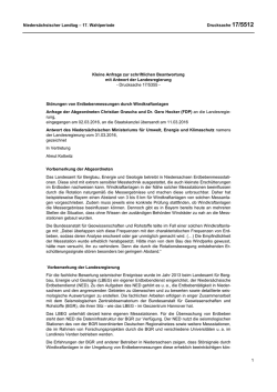 Drucksachen allgemein - Nieders&auml;chsischer Landtag