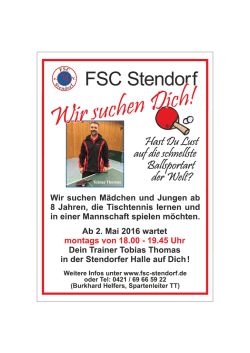 lesen - FSC Stendorf
