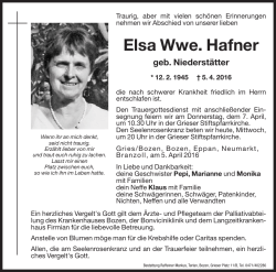 Elsa Wwe. Hafner