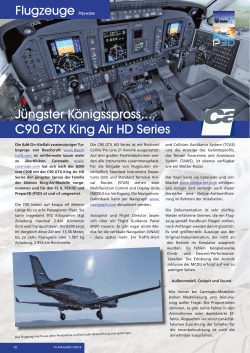 Jüngster Königsspross... C90 GTX King Air HD Series