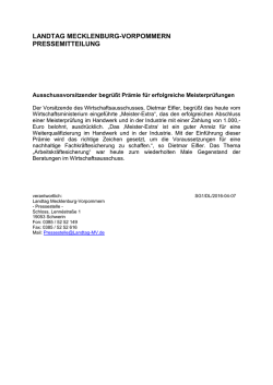 Pressemitteilungen | 07.04.2016 | pdf