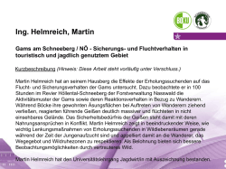 Ing. Helmreich, Martin - Universit&auml;tslehrgang Jagdwirt/in