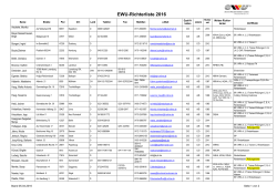 EWU-Richterliste 2016