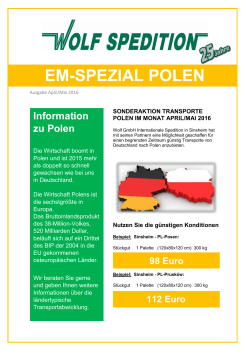 em-spezial polen - Wolf GmbH Internationale Spedition in Sinsheim