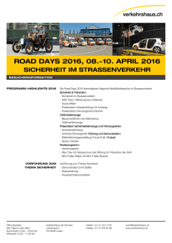 Programm - Verkehrshaus der Schweiz