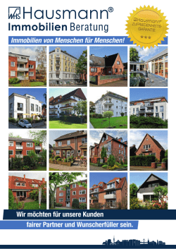 Immobilien von Menschen f&uuml;r Menschen!