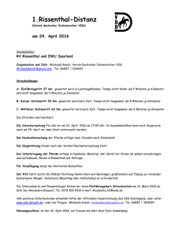 Distanzritt: Meiler und Fl&ouml;ze