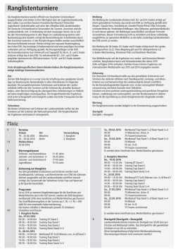 Ausschreibung - Deutscher Schützenbund eV