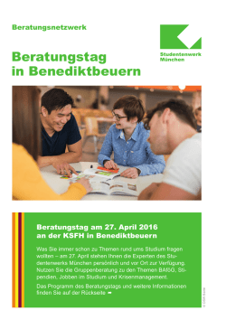Beratungstag in Benediktbeuern
