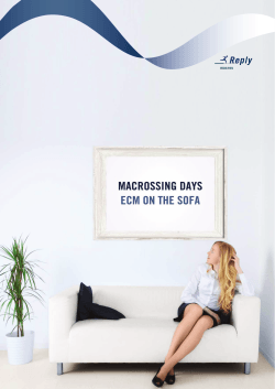 Agenda Macrossing Days 2016