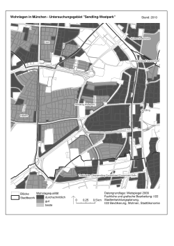 Wohnlagen in München - Untersuchungsgebiet "Sendling
