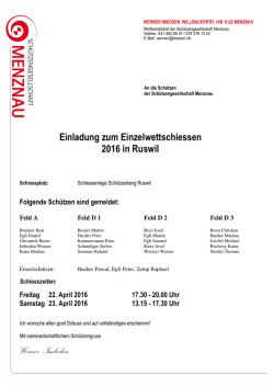 Ruswil EWS - SG Menznau