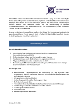 Stellenausschreibung als PDF herunterladen