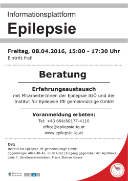 Beratung - Epilepsie und Arbeit