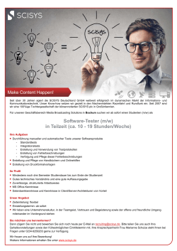 Software-Tester (m/w)