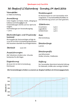 Eiersh&auml;user Berglauf - Sparkassen LaufCup Dillenburg