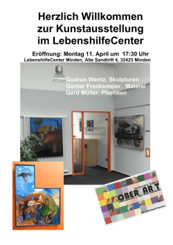Herzlich Willkommen zur Kunstausstellung im LebenshilfeCenter