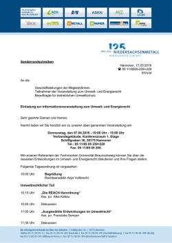 Einladung (Rundschreiben)