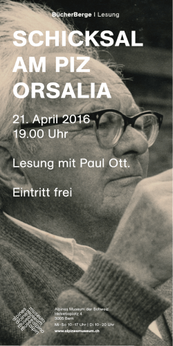 Flyer Orsalia - Innerschweiz Online