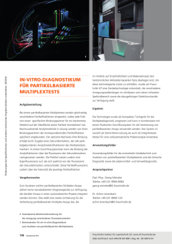 in-vitro-diagnostikum f&uuml;r partikelbasierte multiplextests