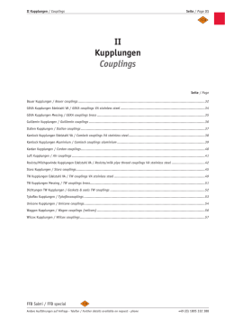 II Kupplungen Couplings