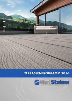 terrassenprogramm 2016