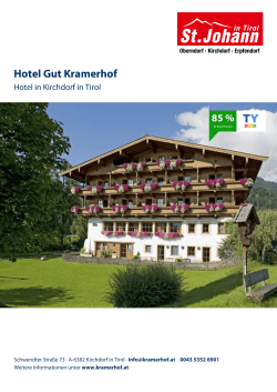 Hotel Gut Kramerhof in Kirchdorf in Tirol