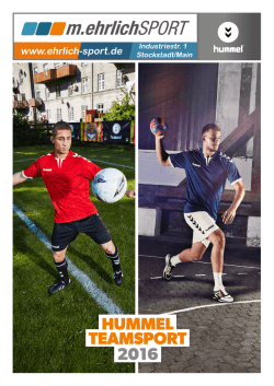 HUMMEL TEAMSPORT 2016