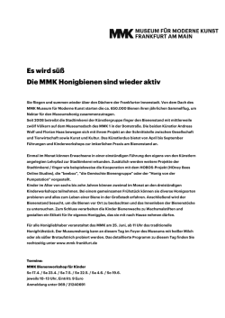 Pressemeldung Bienen MMK
