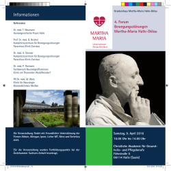 Informationen - Martha
