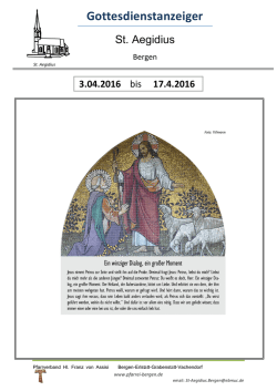 Gottesdienstanzeiger