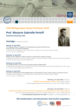 Prof. Marjorie Gabrielle Perloff