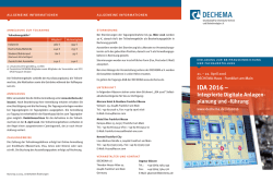 IDA 2016 - Dechema