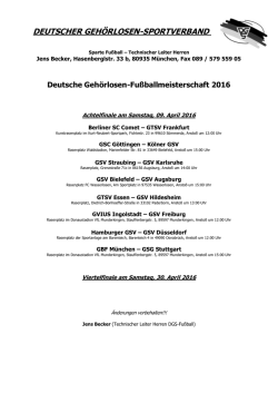 DM Achtelfinale 2016 - DGS