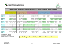 Hallenplan - Fc Entlebuch