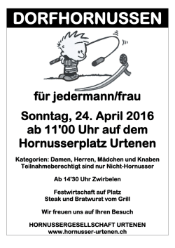 dorfhornussen - Hornusser