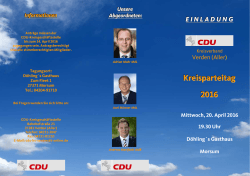 Einladung KPT 2016 - Die CDU im Landkreis Verden