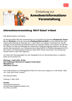 eingeladen - Stadtteilsekretariat Kleinbasel